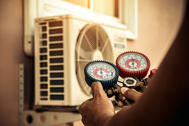 Professional Ac Installation technician working in Glen Alpine, NC